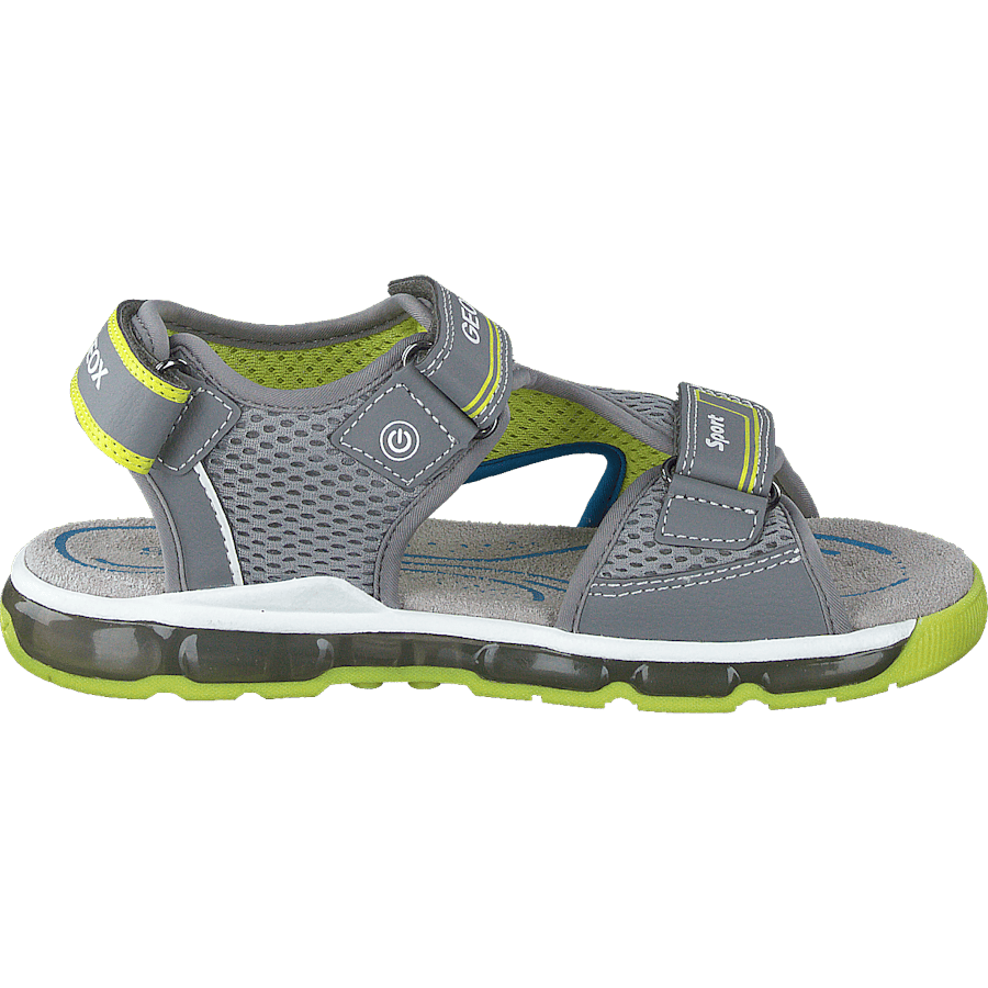 J Sandal Android Boy Grey/lime - Bild 2