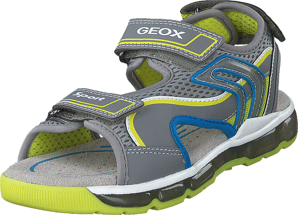 J Sandal Android Boy Grey/lime - Bild 3