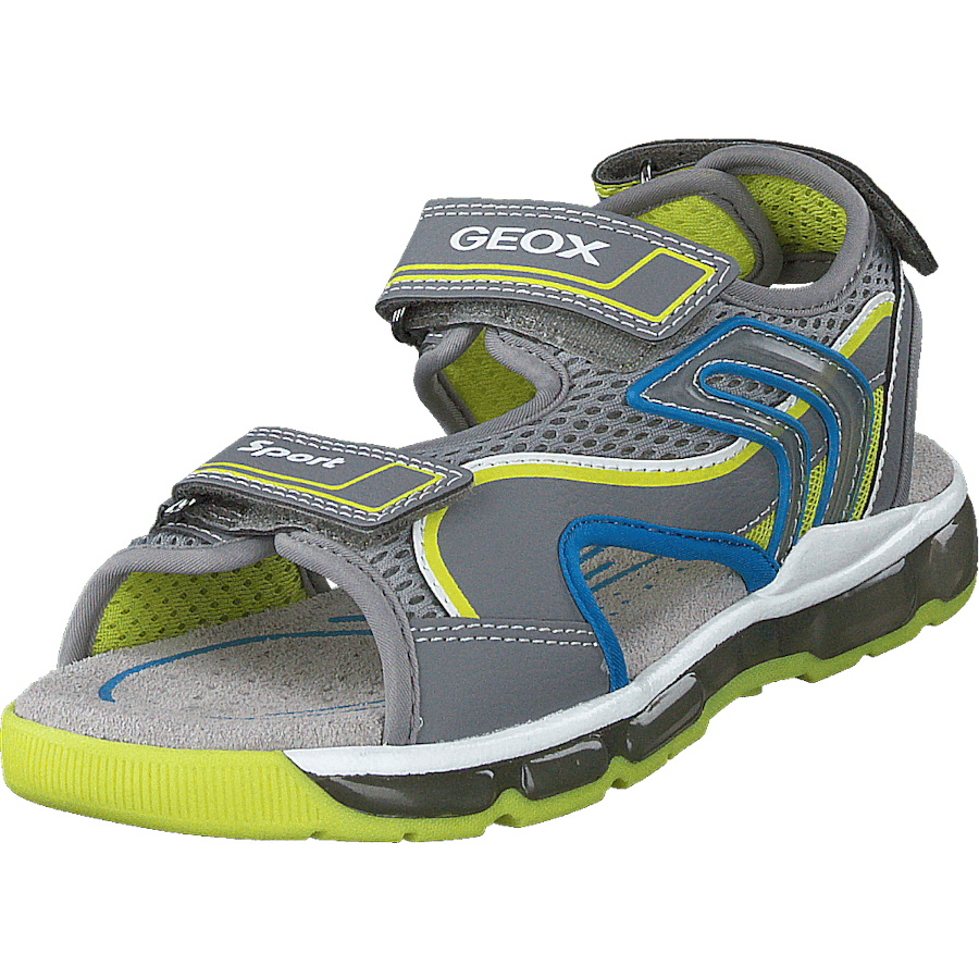 J Sandal Android Boy Grey/lime - Bild 3
