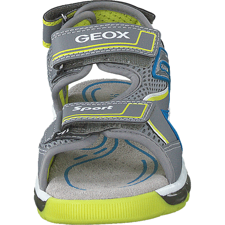 J Sandal Android Boy Grey/lime - Bild 4