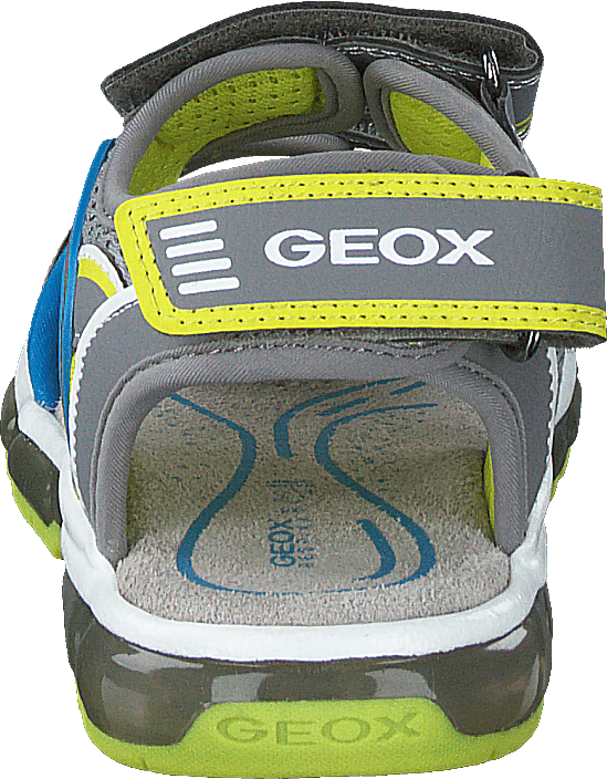 J Sandal Android Boy Grey/lime - Bild 5