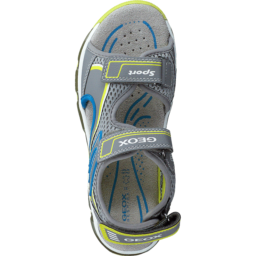 J Sandal Android Boy Grey/lime - Bild 6