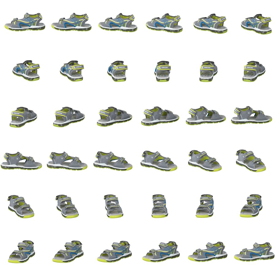 J Sandal Android Boy Grey/lime - Bild 8