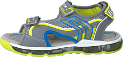 J Sandal Android Boy Grey/lime - Bild 10