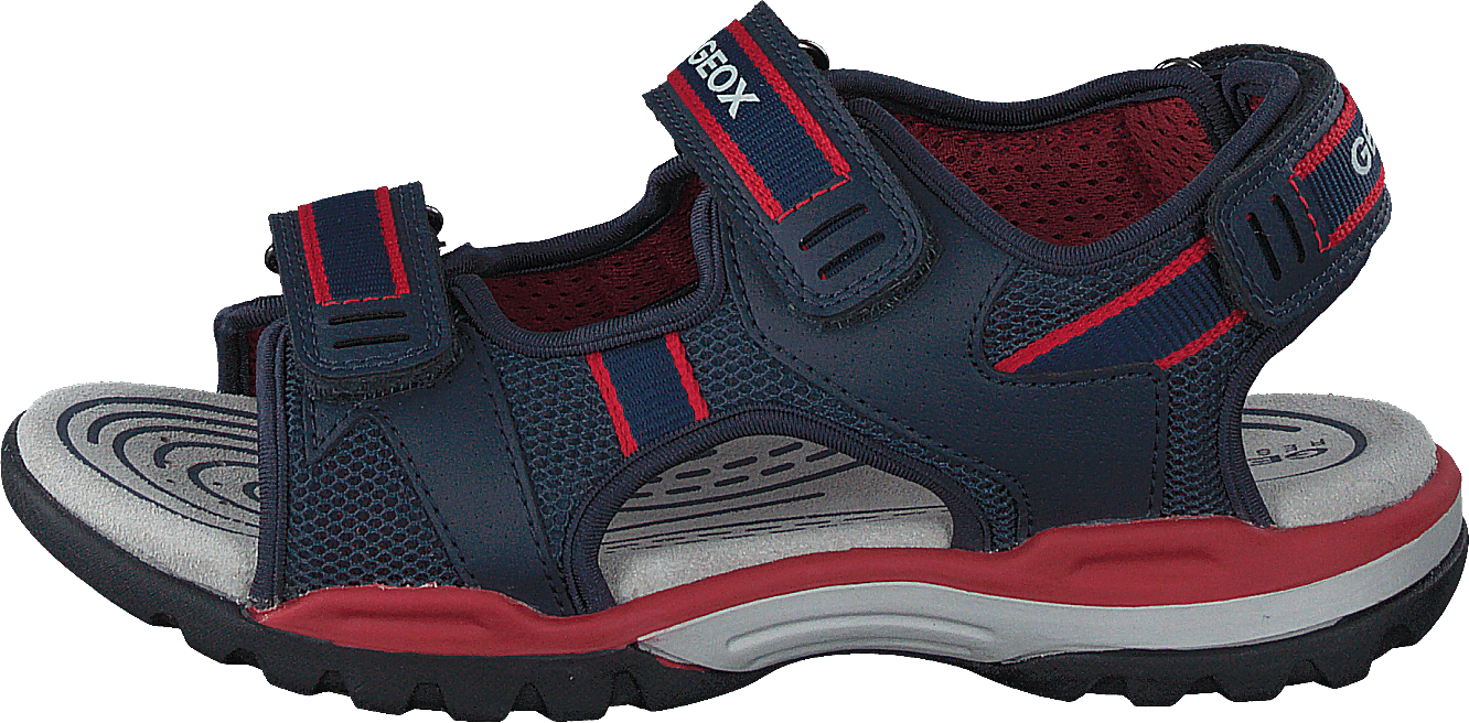 J Borealis Boy Navy/red
