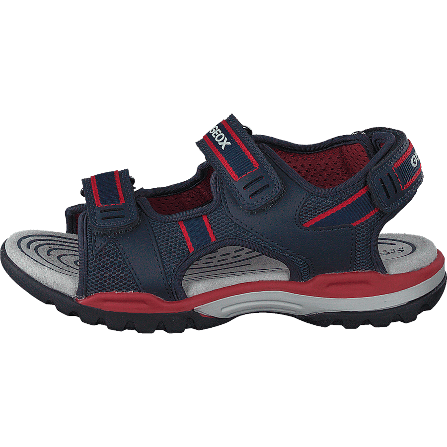 J Borealis Boy Navy/red
