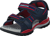 J Borealis Boy Navy/red - Bild 9