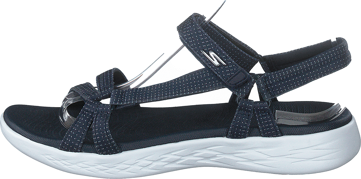 Womens On-the-go 600 - Brillia Nvy, Female, Shoes, Sandals and Slippers, heels, Blue, EU 38