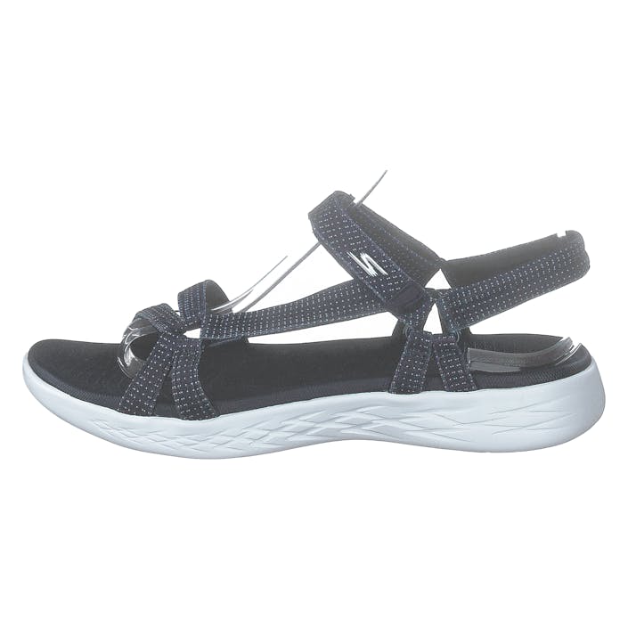 Womens On-the-go 600 - Brillia Nvy, Female, Shoes, Sandals and Slippers, heels, Blue, EU 37