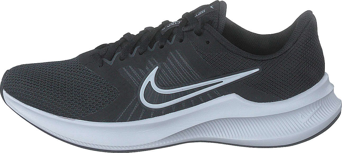 Wmns Downshifter 11 Black/white-dk Smoke Grey, Female, Schoenen, Hardloopschoenen, sportschoenen, Rennen, Zwart, EU 36,5