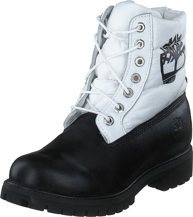 6 Inch Premium Puffer Boot Black