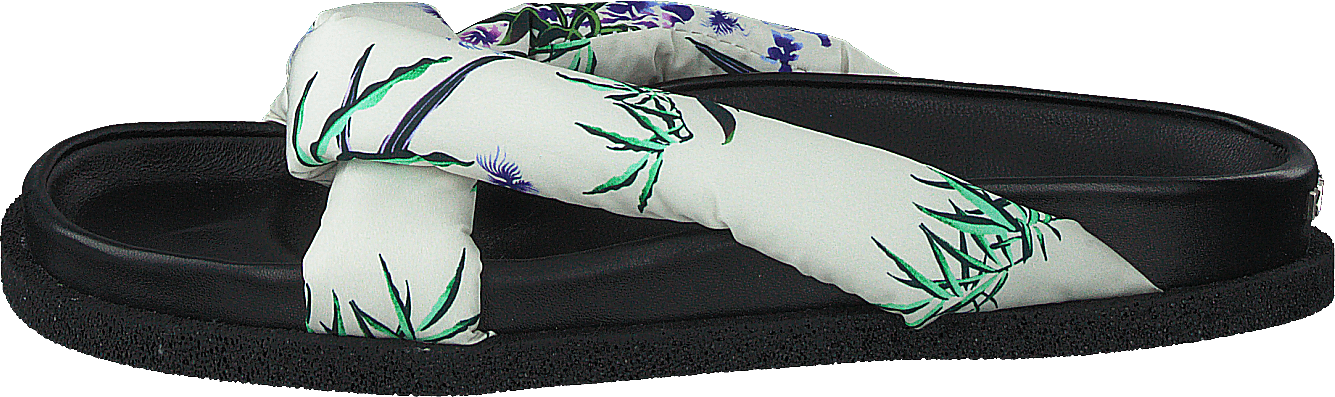 Kruise Sea Lily Mules White, Unisex, Chaussures, Sandales et Pantoufles, ballerines, Gris/Noir, US W 5