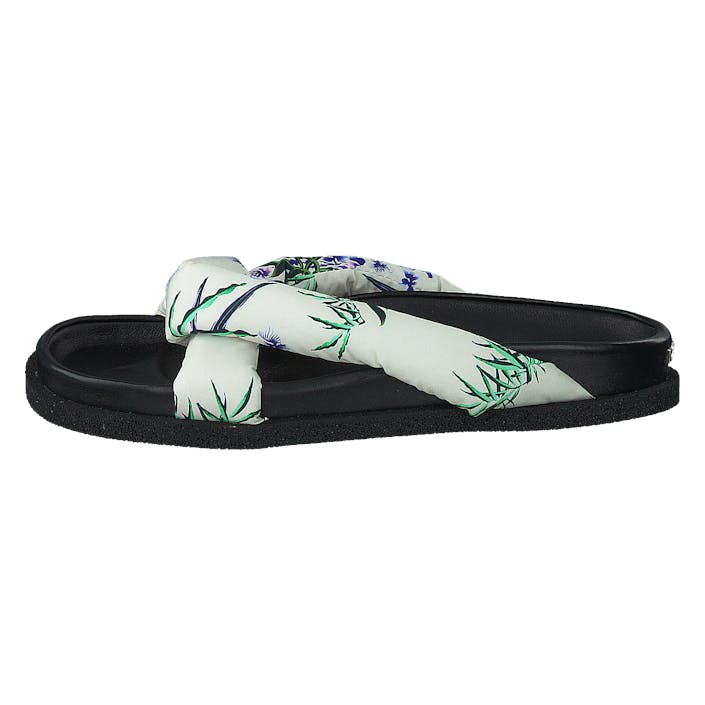 Kruise Sea Lily Mules White, Unisex, Shoes, Sandals and Slippers, ballerina shoes, Grey/Black, US W 5