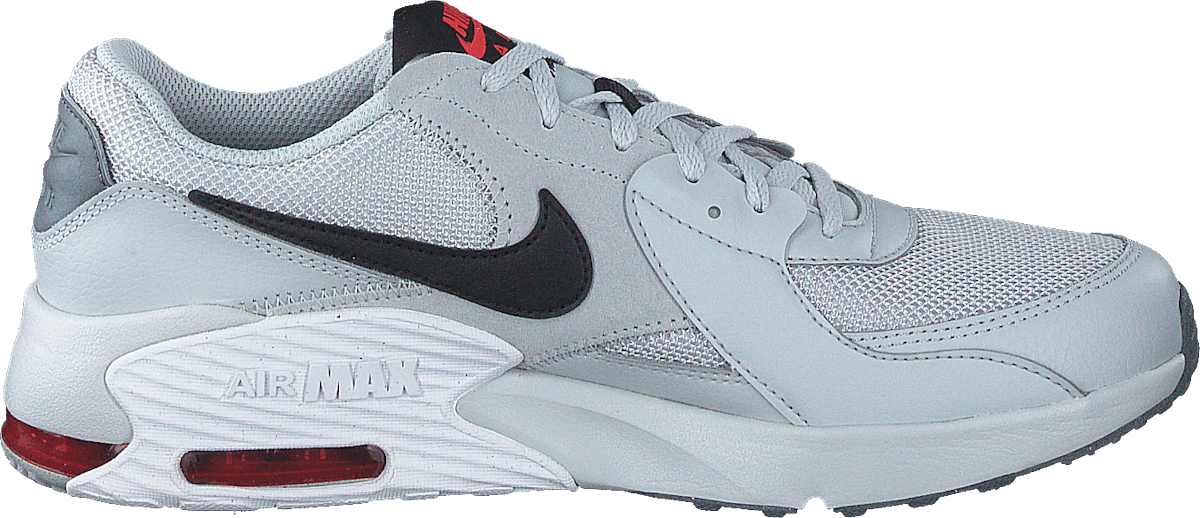 Air Max Excee Gs Grey Fog/white/track Red/black