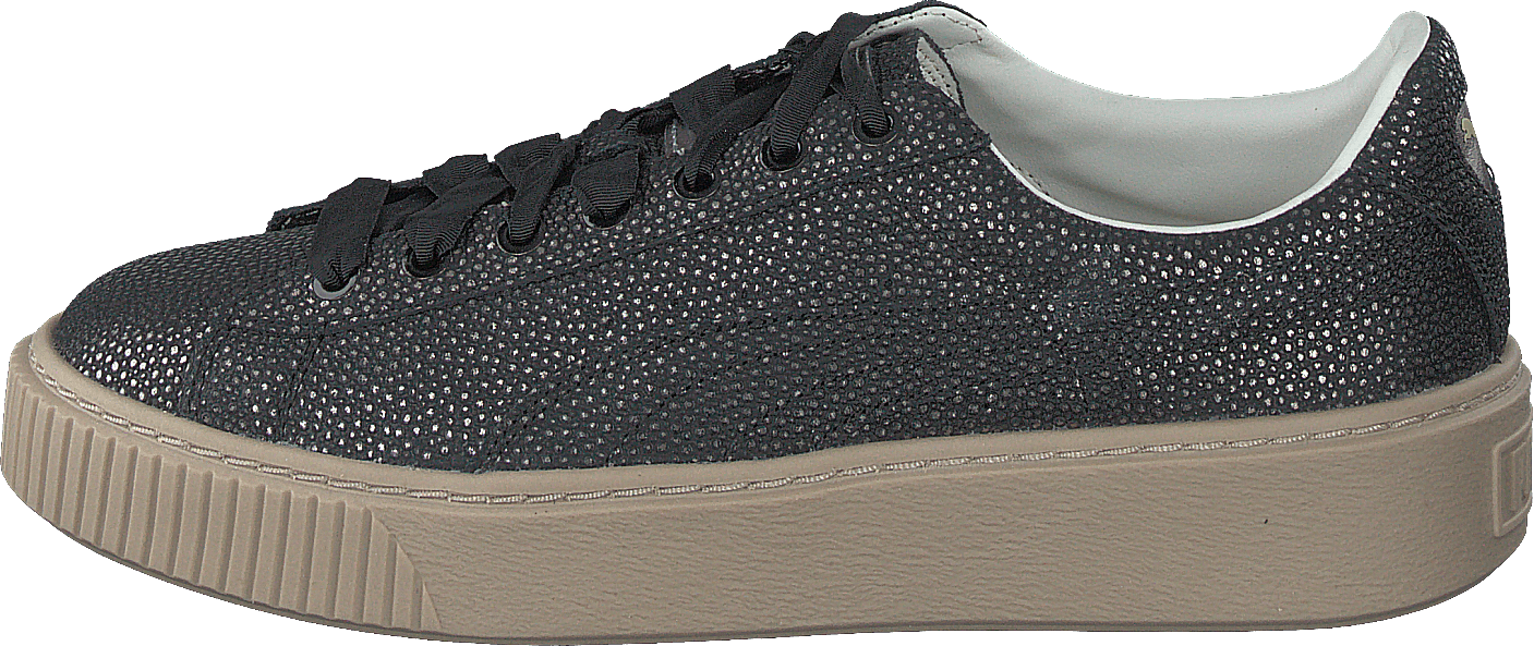 Basket Platform Lux Womens Black, Female, Topánky, Tenisky, Tenisky, Béžová, EU 40