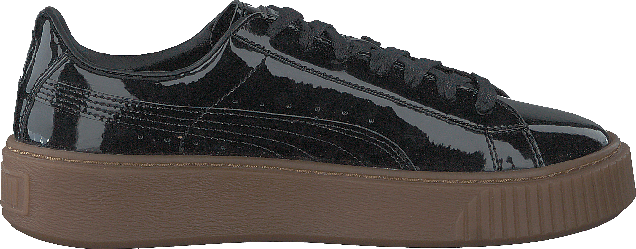 Basket Platform Patent Sneaker Black - Bild 2