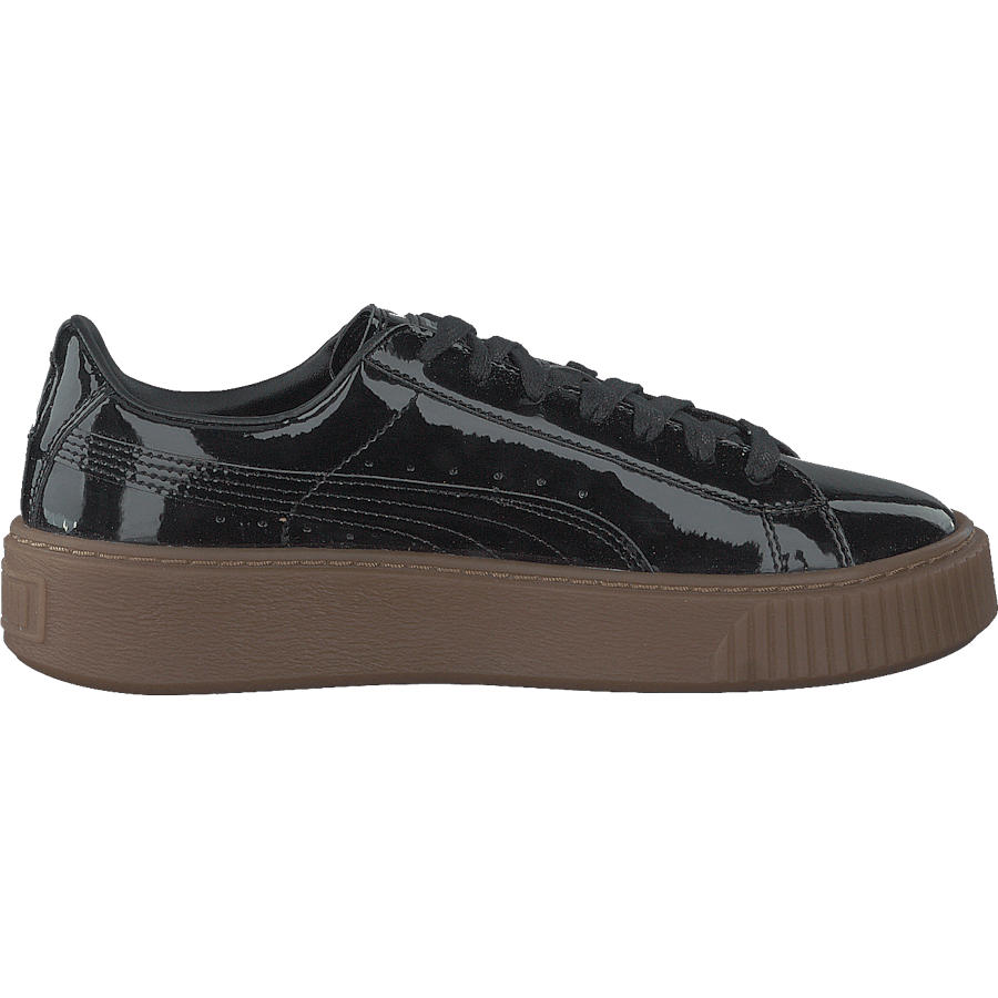 Basket Platform Patent Sneaker Black - Bild 2