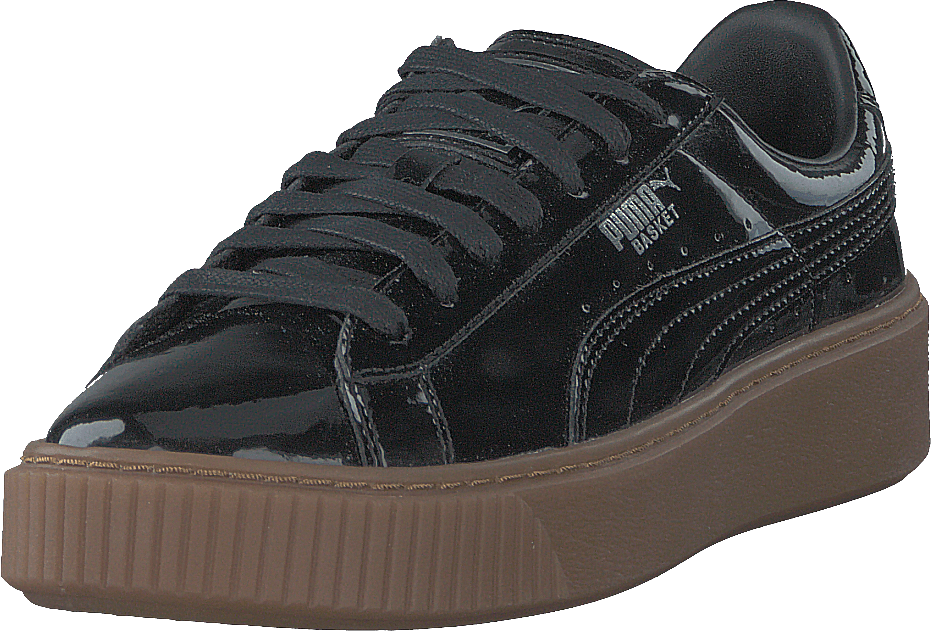 Basket Platform Patent Sneaker Black - Bild 3
