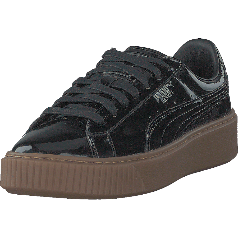 Basket Platform Patent Sneaker Black - Bild 3