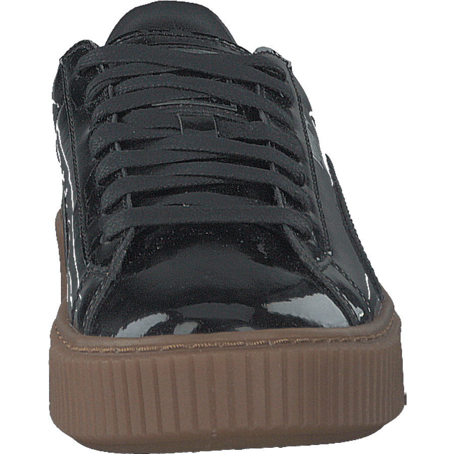Basket Platform Patent Sneaker Black - Bild 4