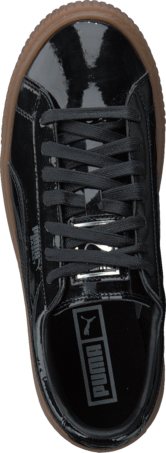 Basket Platform Patent Sneaker Black - Bild 6