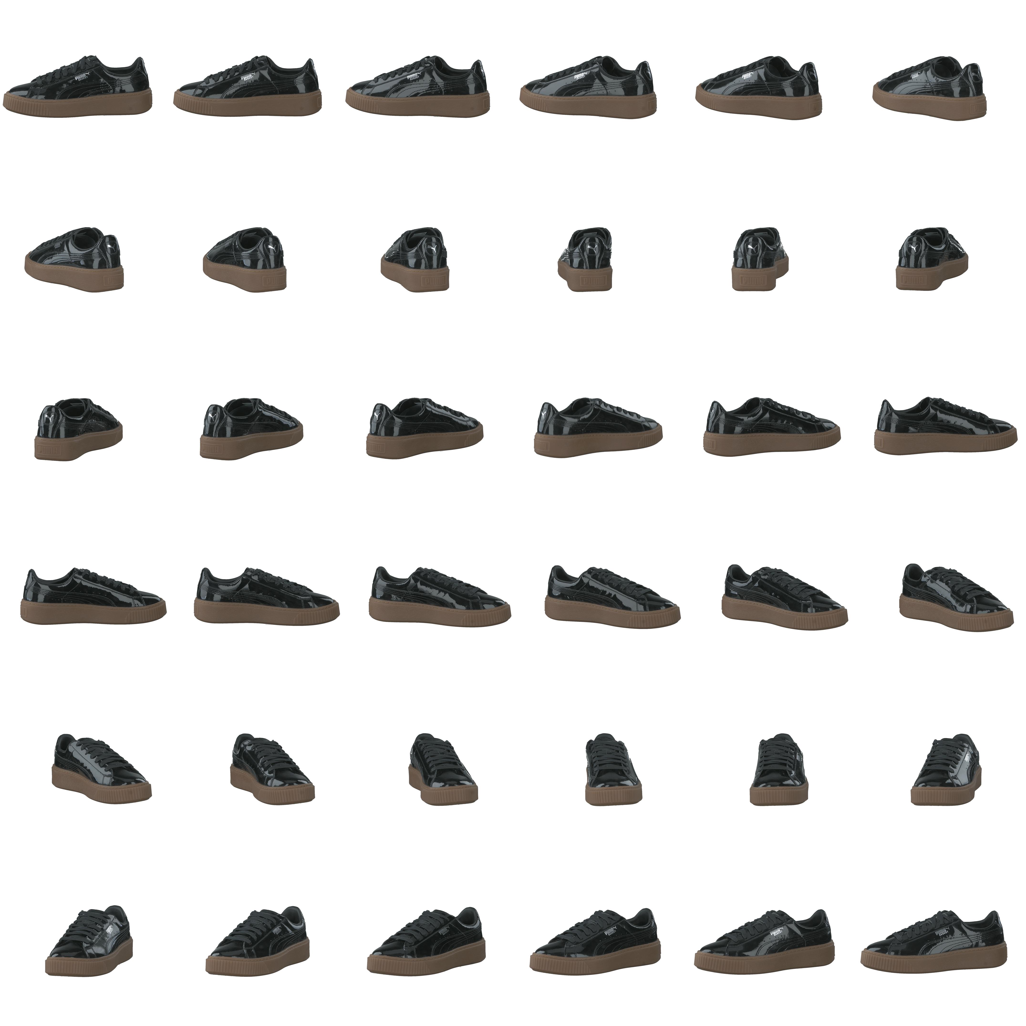 Basket Platform Patent Sneaker Black - Bild 8