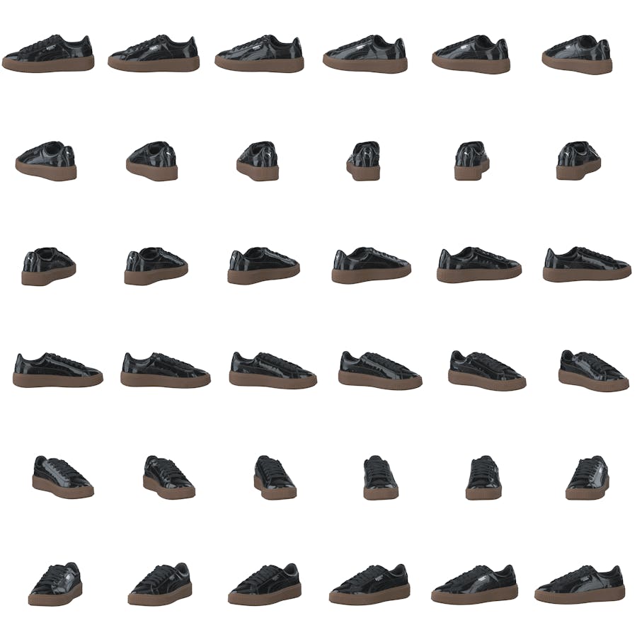 Basket Platform Patent Sneaker Black - Bild 8