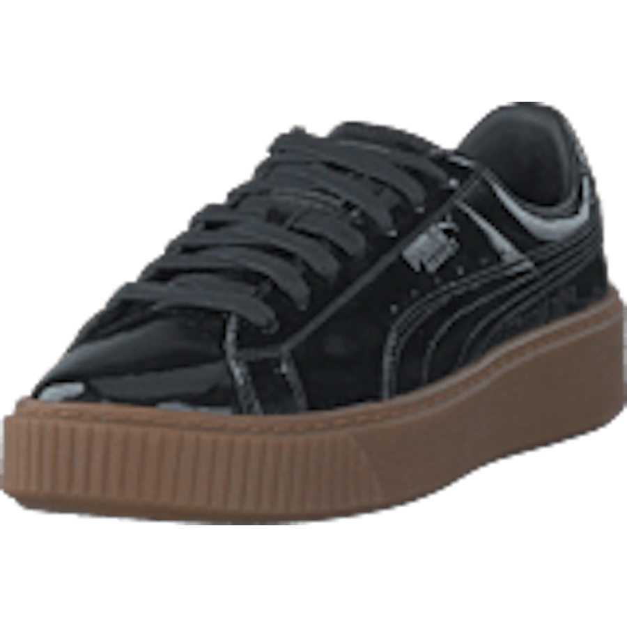 Basket Platform Patent Sneaker Black - Bild 9