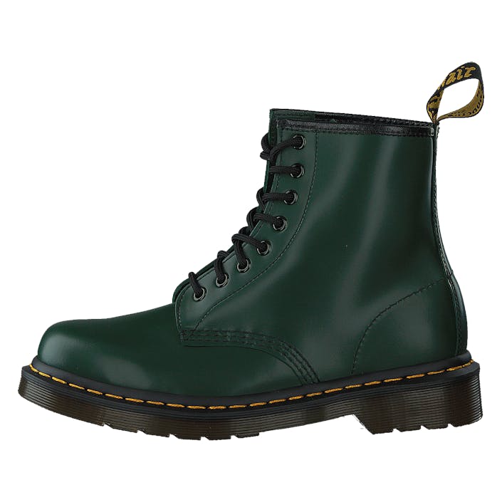 1460 Smooth Green, Unisex, Obuv, Kotníkové boty, Kotníkové boty, Černá, EU 40