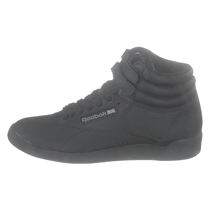Freestyle High Black, Female, Sko, Sneakers, høye sneakers, Svart, EU 36
