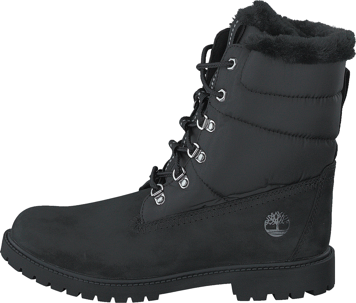 6" Prem Puffer Bt Blk Black, Female, Sapatos, Botas, Botas, Cinzento/Preto, EU 37,5