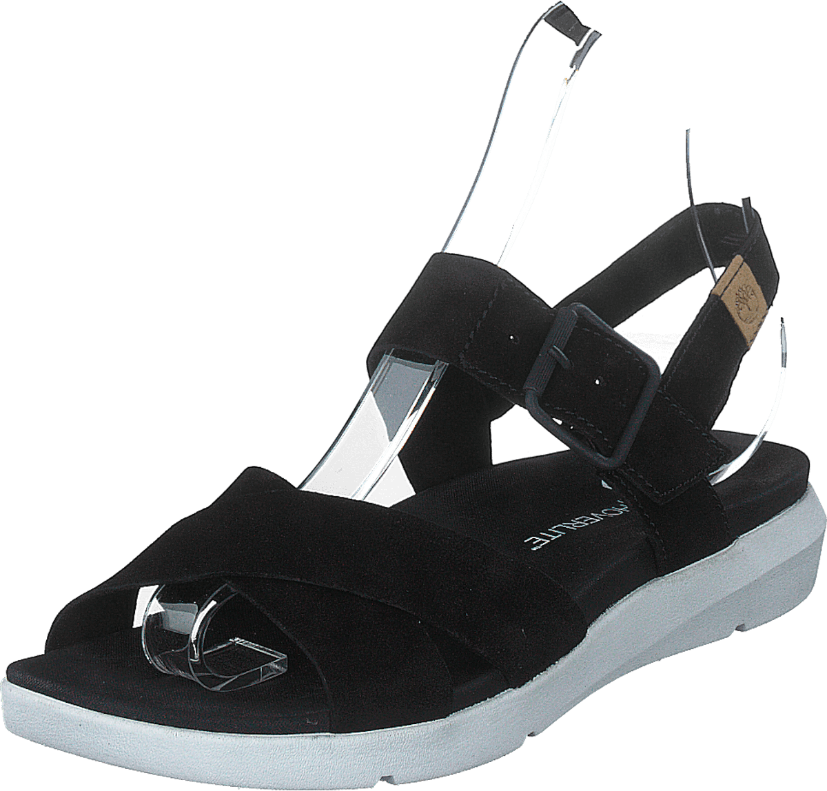 Wilesport Lthr Sandal Black Nubuck