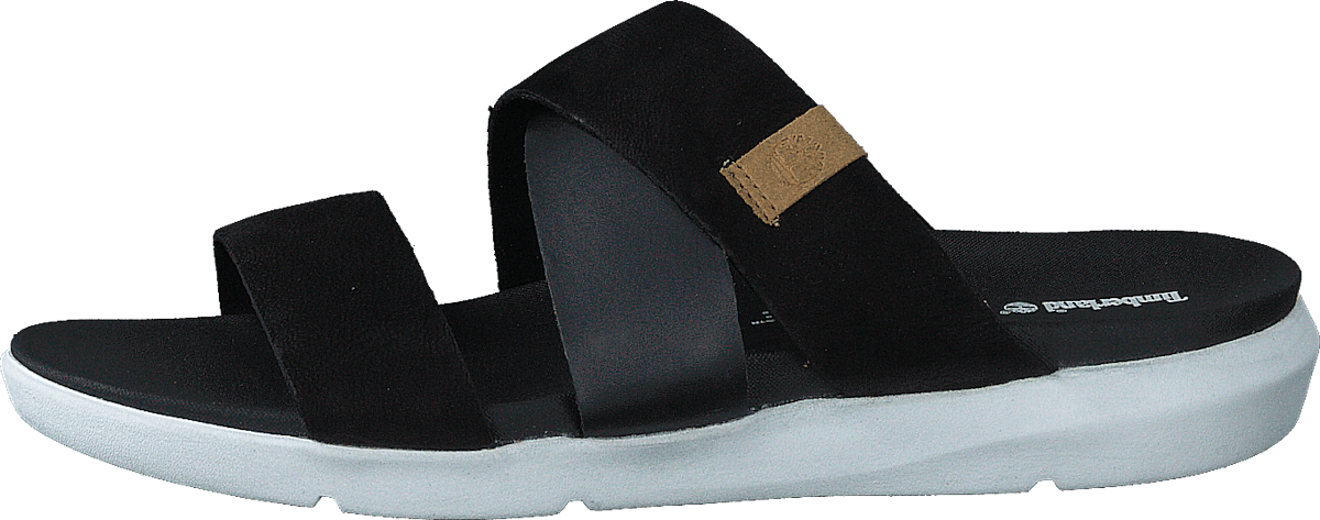 Wilesport Slide Sandal Black Nubuck