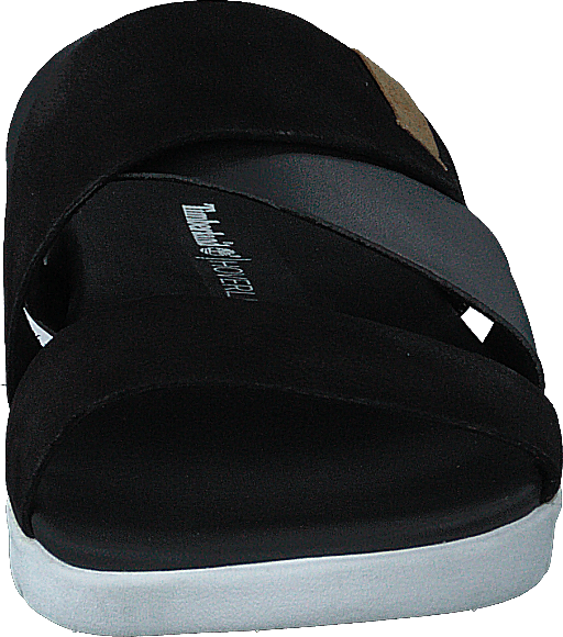 Wilesport Slide Sandal Black Nubuck