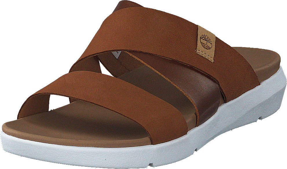 Wilesport Slide Sandal Rust Nubuck