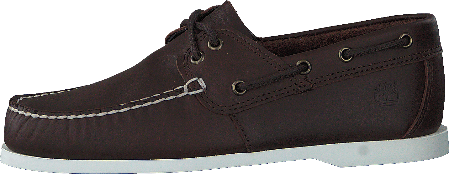 Cedar Bay Boat Shoe Dk Brown Full Grain