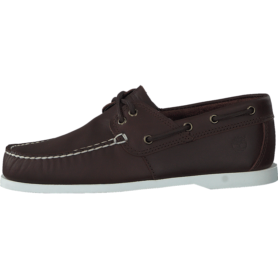 Cedar Bay Boat Shoe Dk Brown Full Grain
