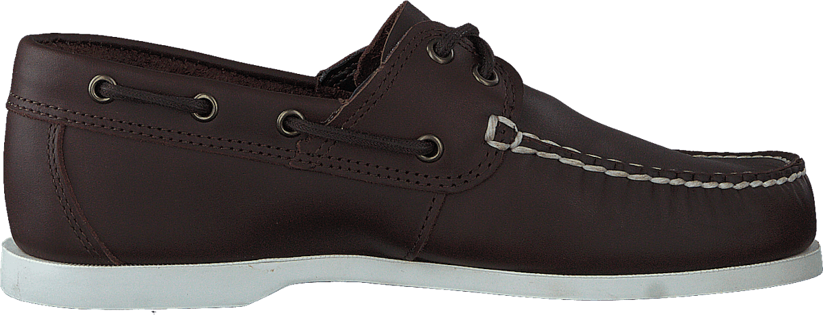 Cedar Bay Boat Shoe Dk Brown Full Grain