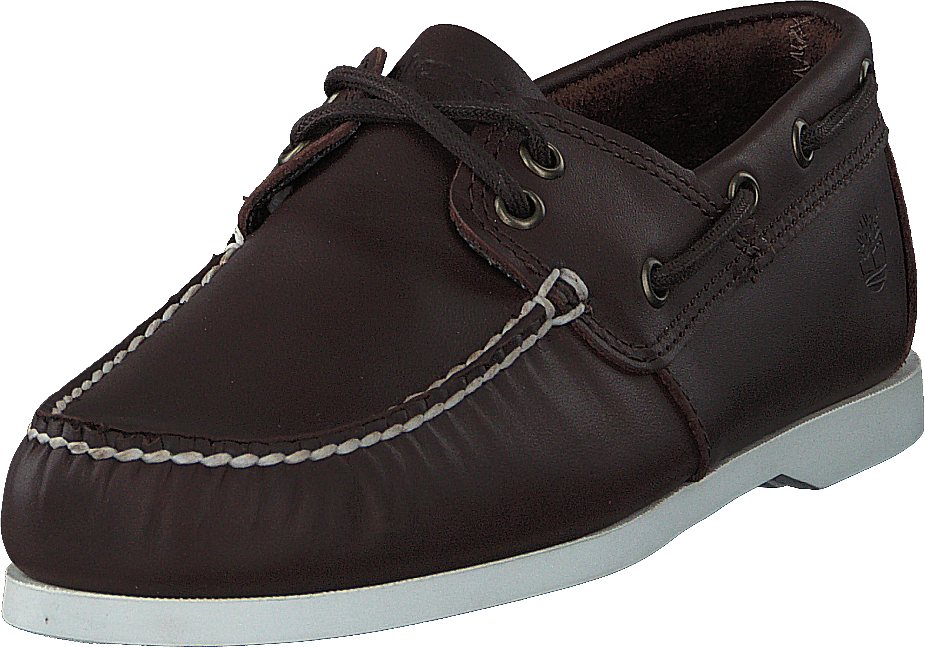 Cedar Bay Boat Shoe Dk Brown Full Grain