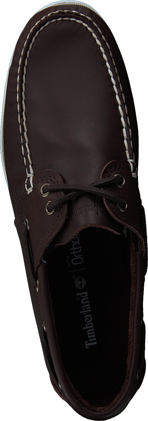 Cedar Bay Boat Shoe Dk Brown Full Grain