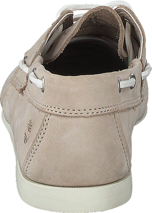 Cedar Bay Boat Shoe Light Beige Nubuck