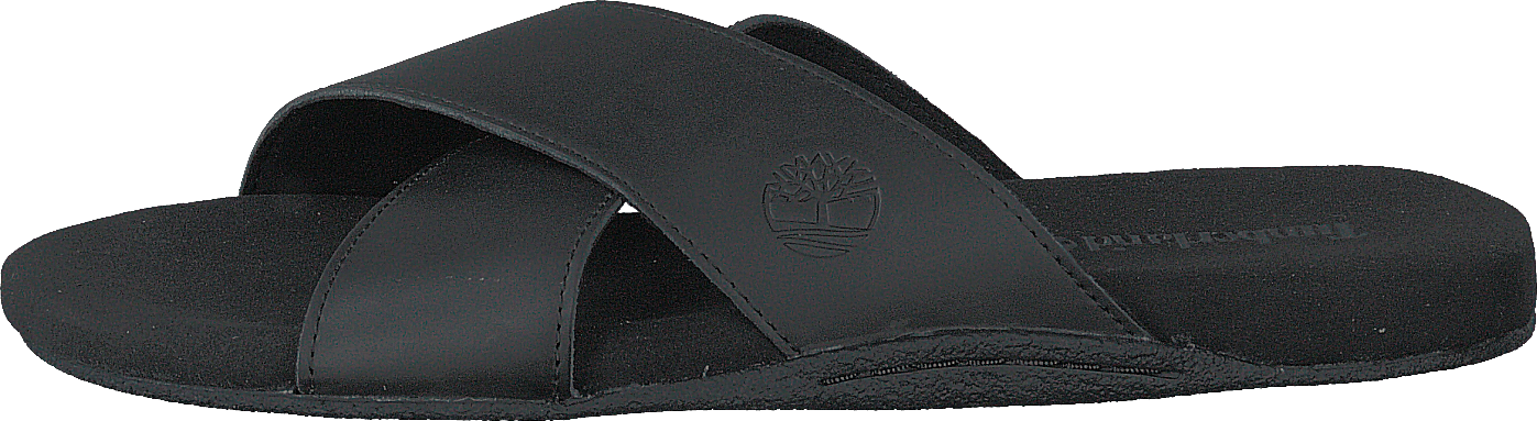 Seatonbay Crossstrapslide Black Leather