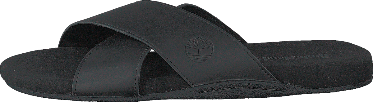 Seatonbay Crossstrapslide Black Leather