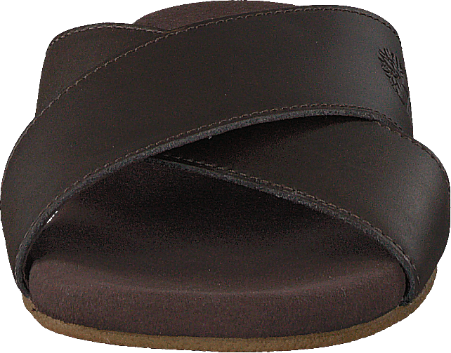 Seatonbay Crossstrapslide Dark Brown Leather