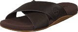 Seatonbay Crossstrapslide Dark Brown Leather - Bild 9