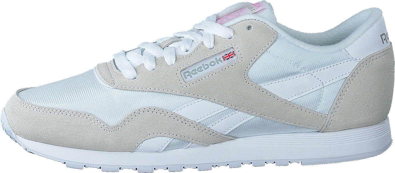 Reebok classic nylon trainers in white 6390 2025