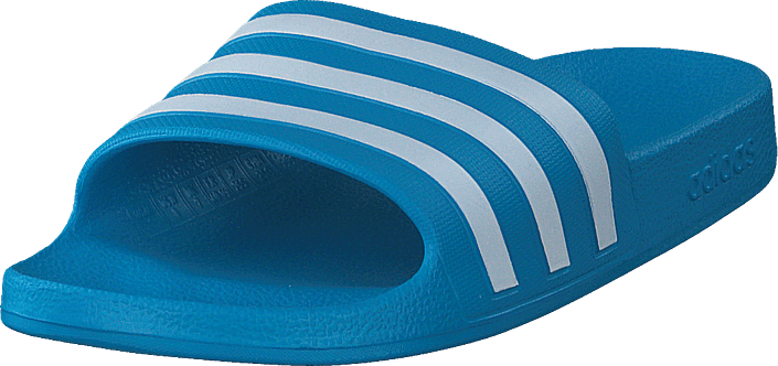 Adilette Aqua Solar Blue/ftwr White/solar Bl, Unisex, Chaussures, flip-flops et chaussons de bain, des sandales, Natation, Turquoise, EU 44 2/3