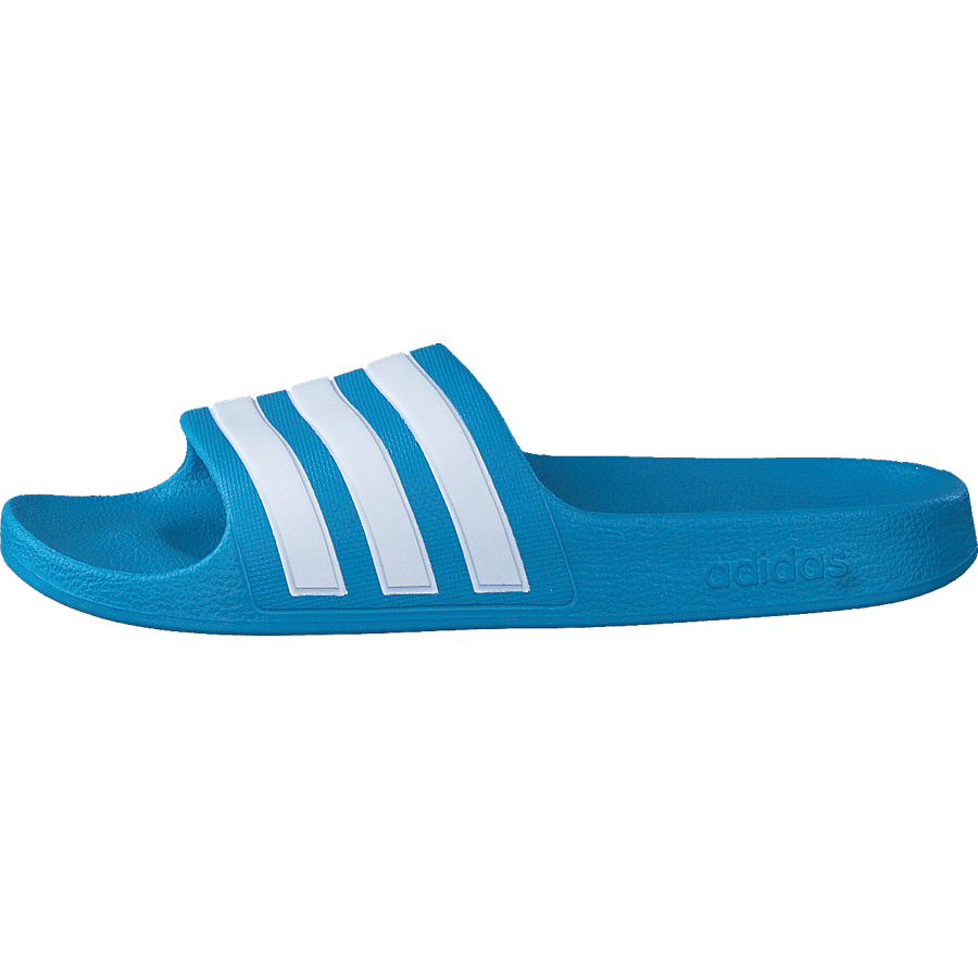 Adilette Aqua Slides Kids Solar Blue / Cloud White / Solar Blue