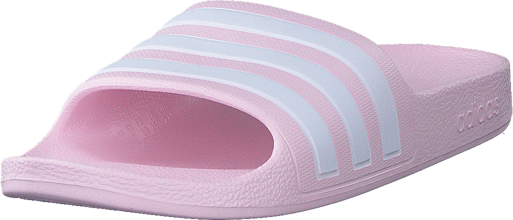 Adilette Aqua Slides Kids Clear Pink / Cloud White / Clear Pink