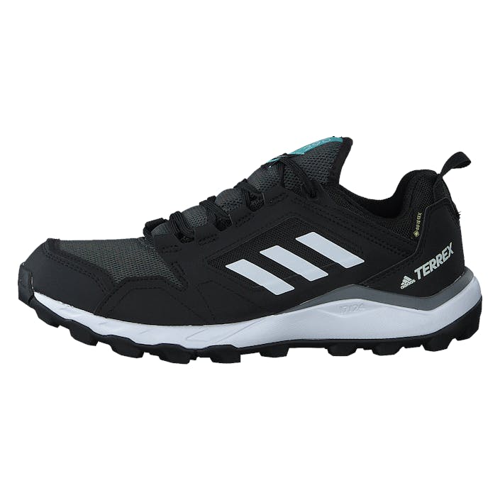 Terrex Agravic TR GORE-TEX Trail Running Shoes Core Black / Crystal White / Acid Mint, Female, Shoes, Running shoes, Trainers, Running, Black, UK 5